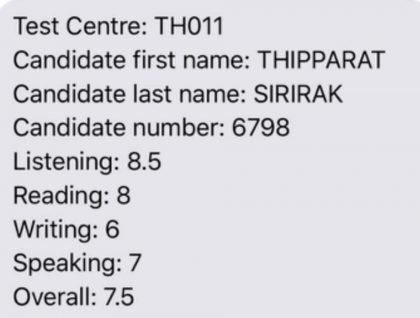 Congratulations Thipparat Sirirak (Mook) Of M6/20 EP-KKW
