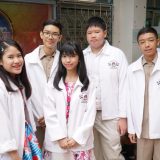 First Place - Skit Lower Secondary Level with 99.75% Ung-Ing, Focus, Patt, Pluggy and U-Li